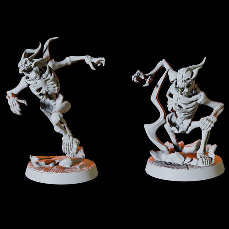 Orc Skeletons Miniature for Dungeons and Dragons, Pathfinder or other TTRPGs