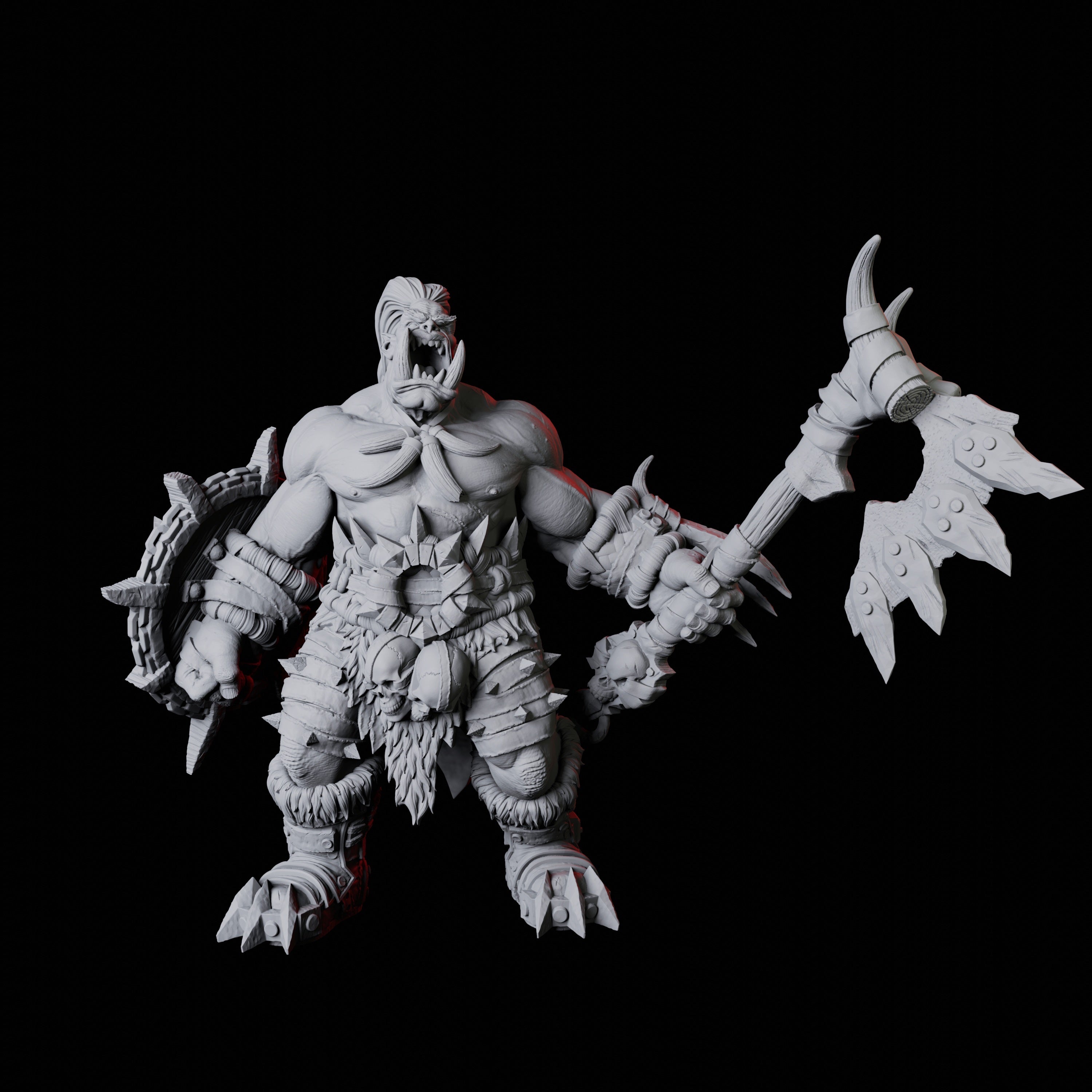 Orc Warrior C Miniature for Dungeons and Dragons