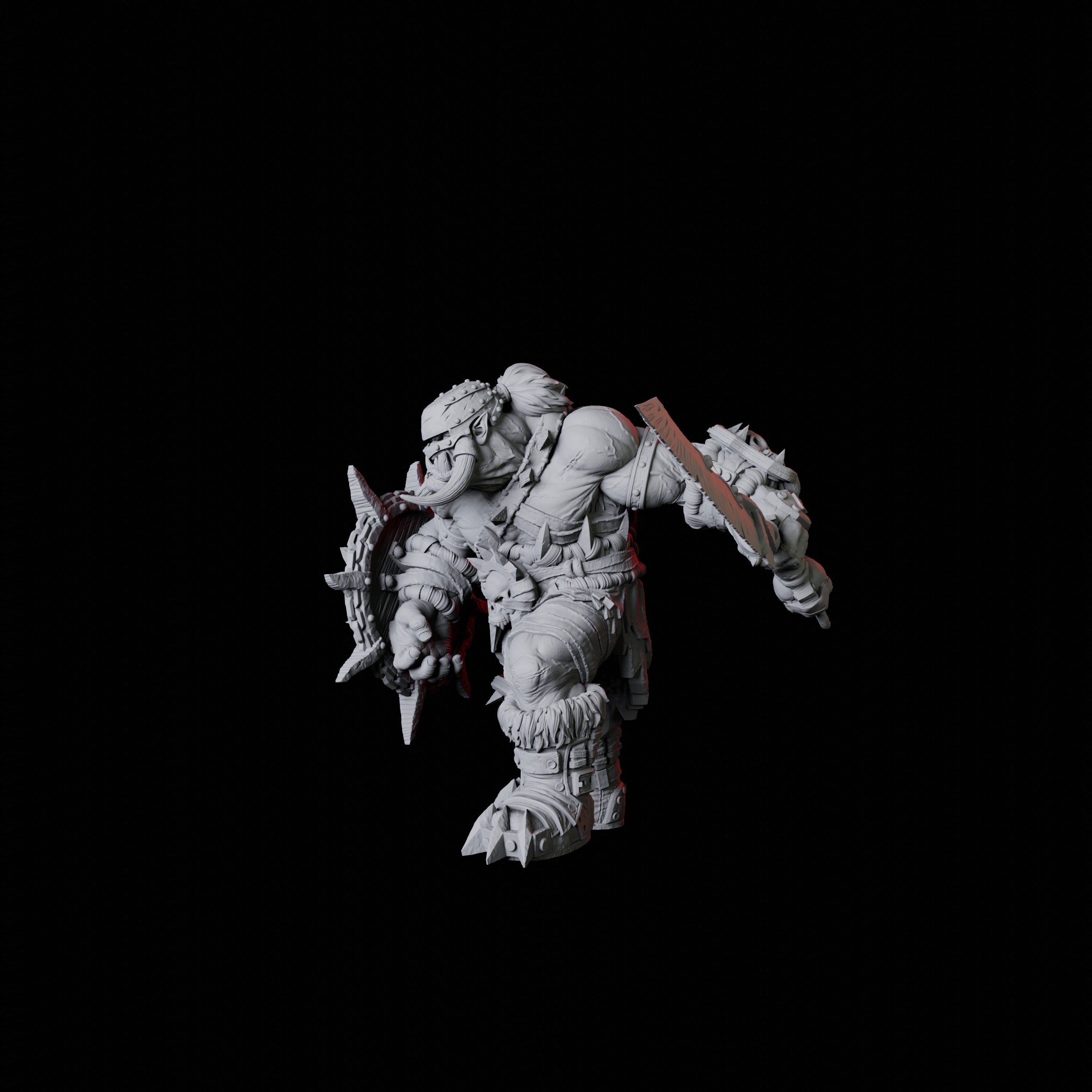 Orc Warrior D Miniature for Dungeons and Dragons