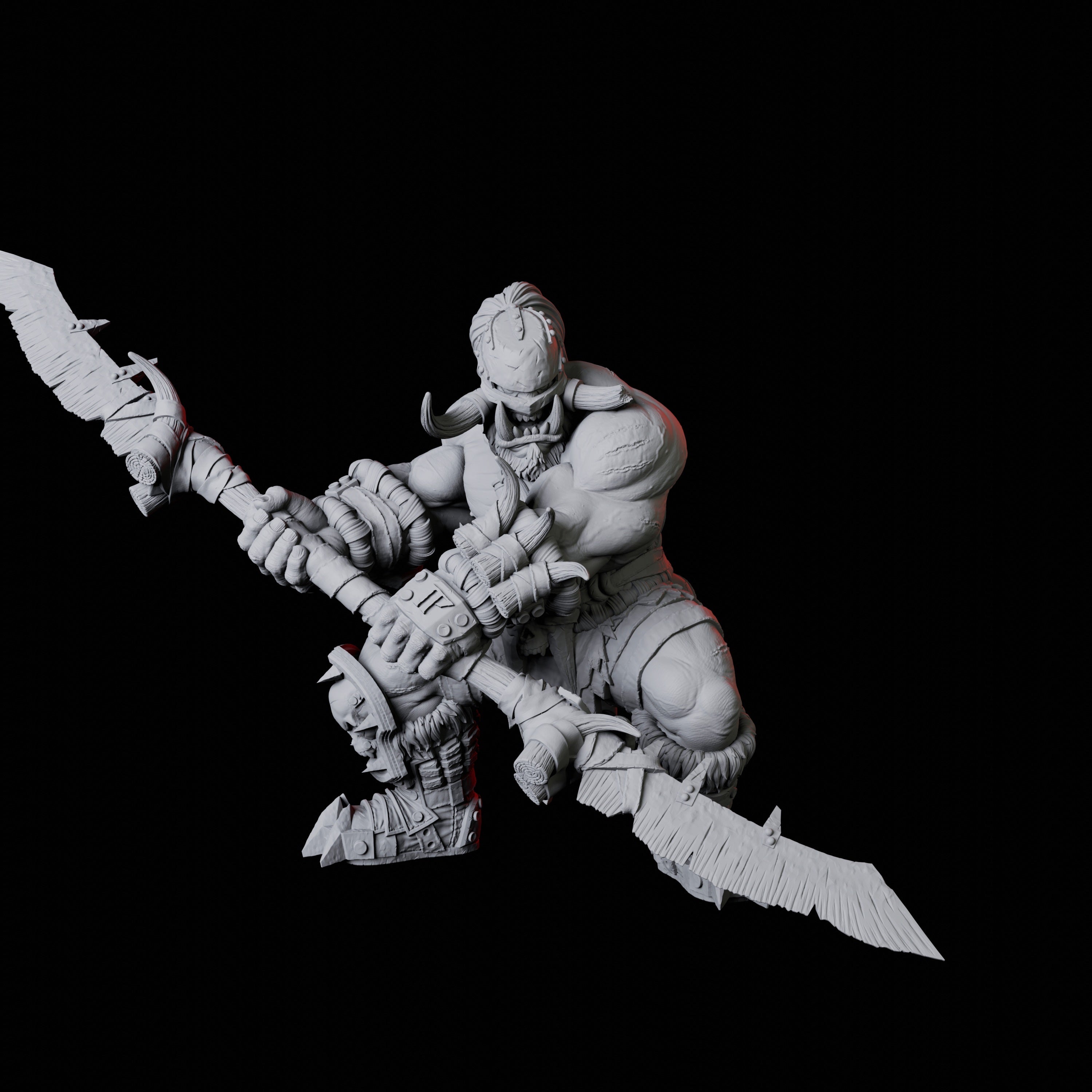 Orc Warrior F Miniature for Dungeons and Dragons