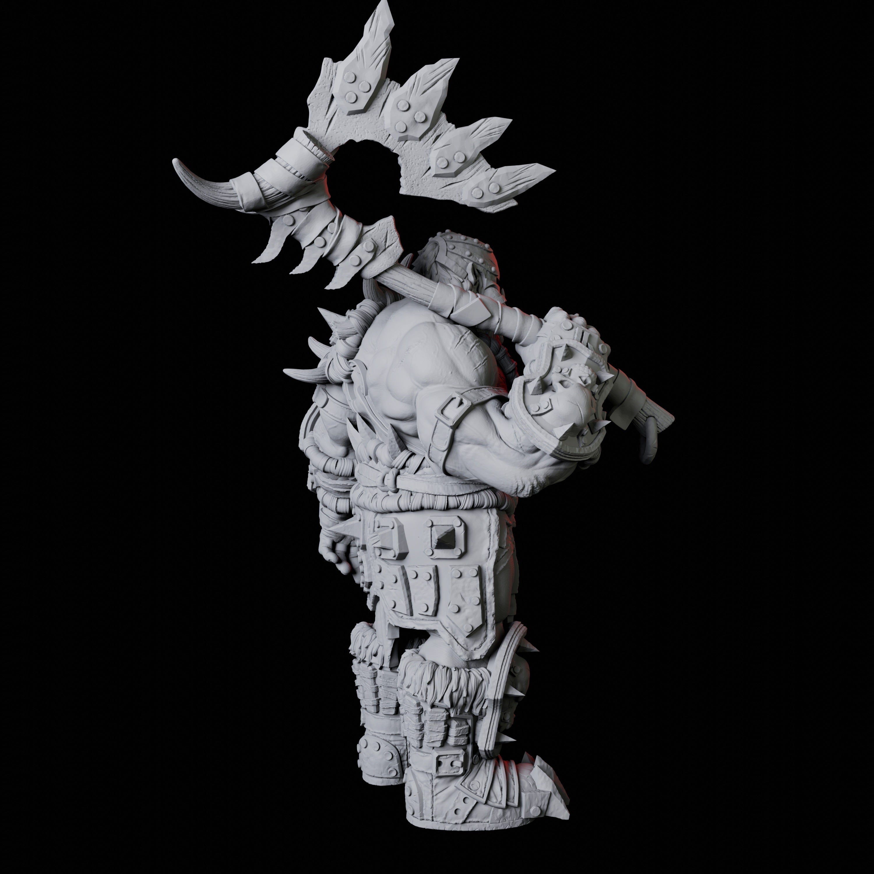 Orc Warrior H Miniature for Dungeons and Dragons