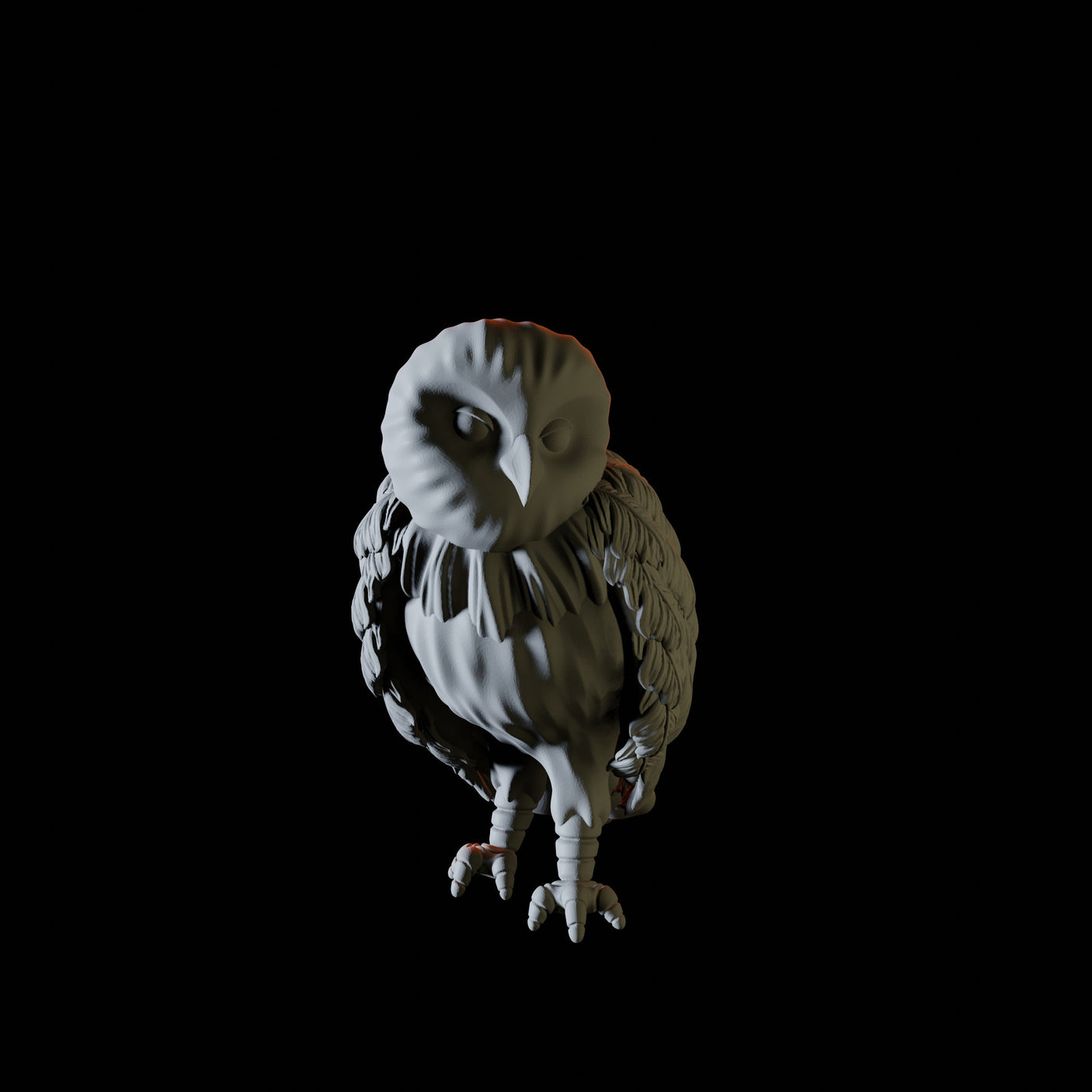 Owl Familiar Miniature for Dungeons and Dragons, Pathfinder or other TTRPGs