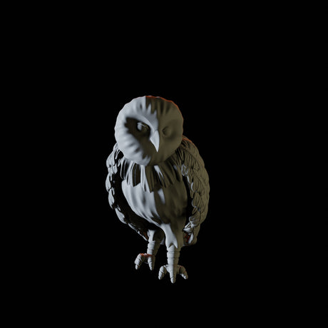 Owl Familiar Miniature for Dungeons and Dragons, Pathfinder or other TTRPGs