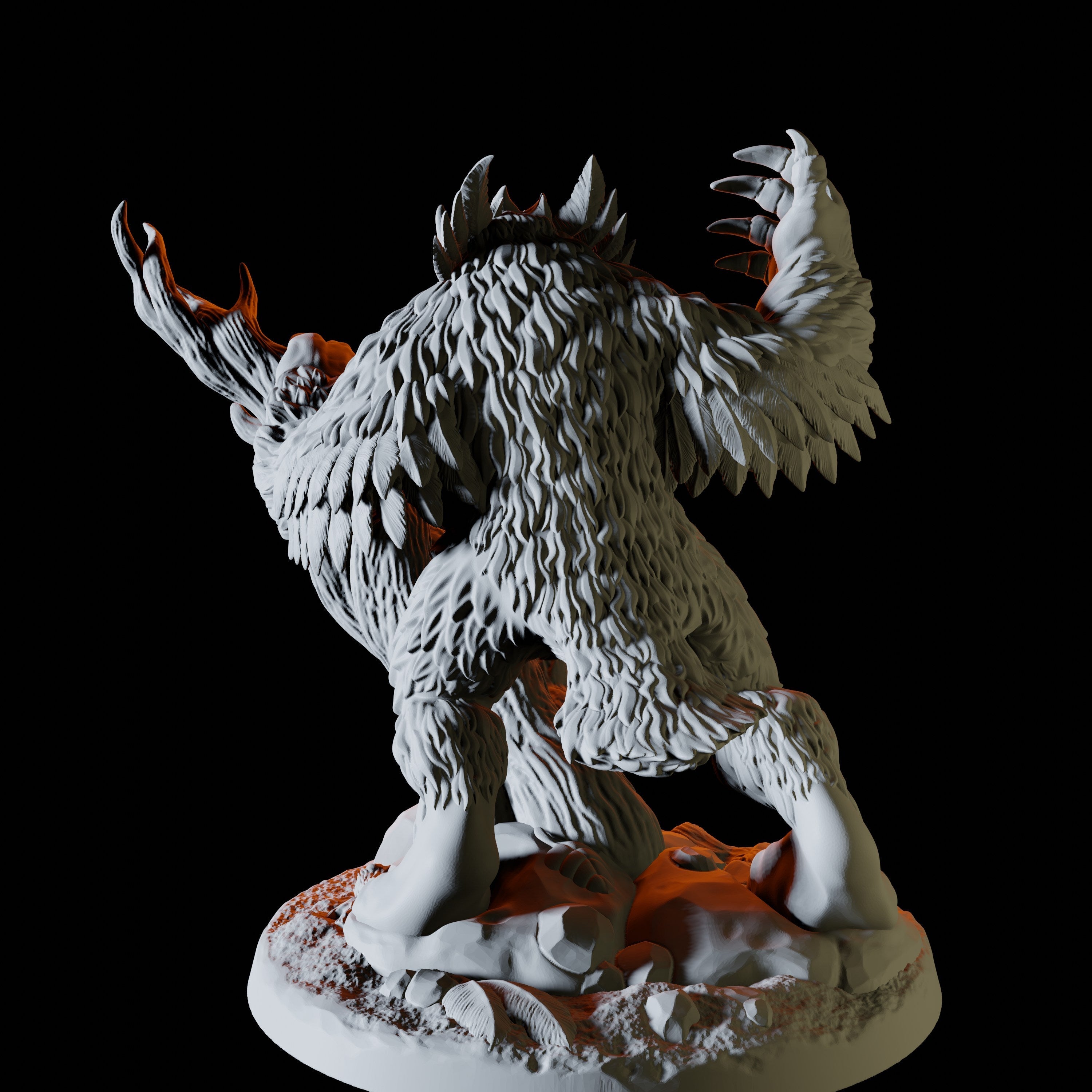 Owlbear Miniature for Dungeons and Dragons - Myth Forged