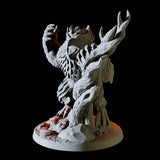 Owlbear on a branch Miniature for Dungeons and Dragons, Pathfinder or other TTRPGs