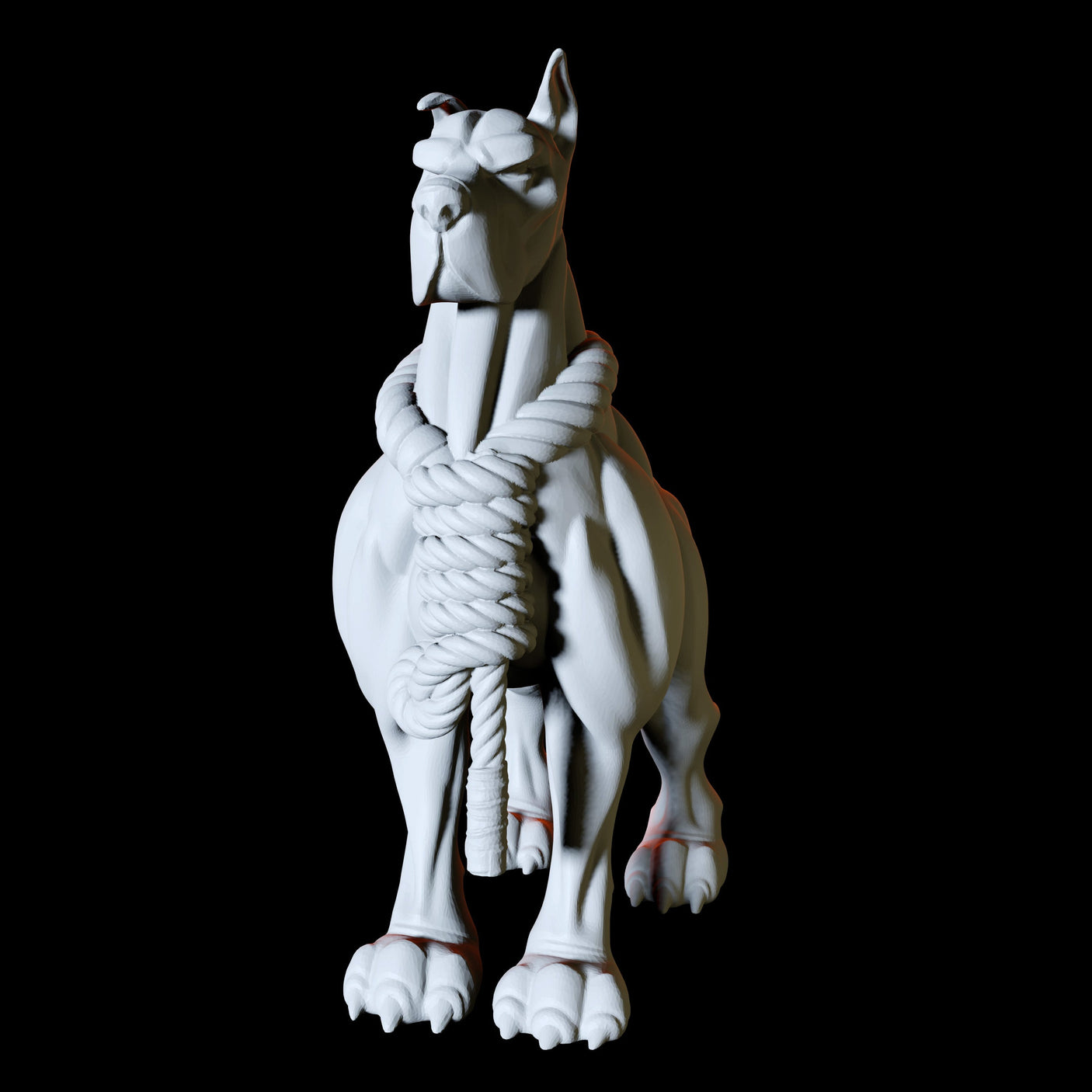 Pack of Dogs Miniature for Dungeons and Dragons, Pathfinder or other TTRPGs