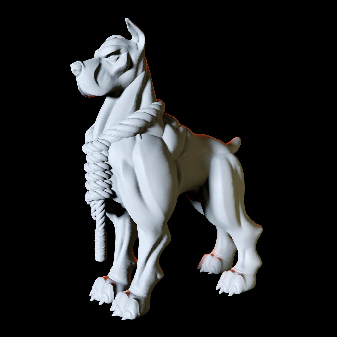 Pack of Dogs Miniature for Dungeons and Dragons, Pathfinder or other TTRPGs