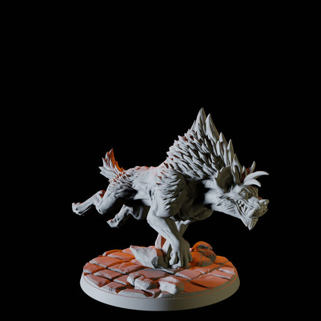 Pack of Hyenas Miniature for Dungeons and Dragons, Pathfinder or other TTRPGs