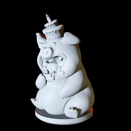 Pig Familiar Miniature for Dungeons and Dragons, Pathfinder or other TTRPGs