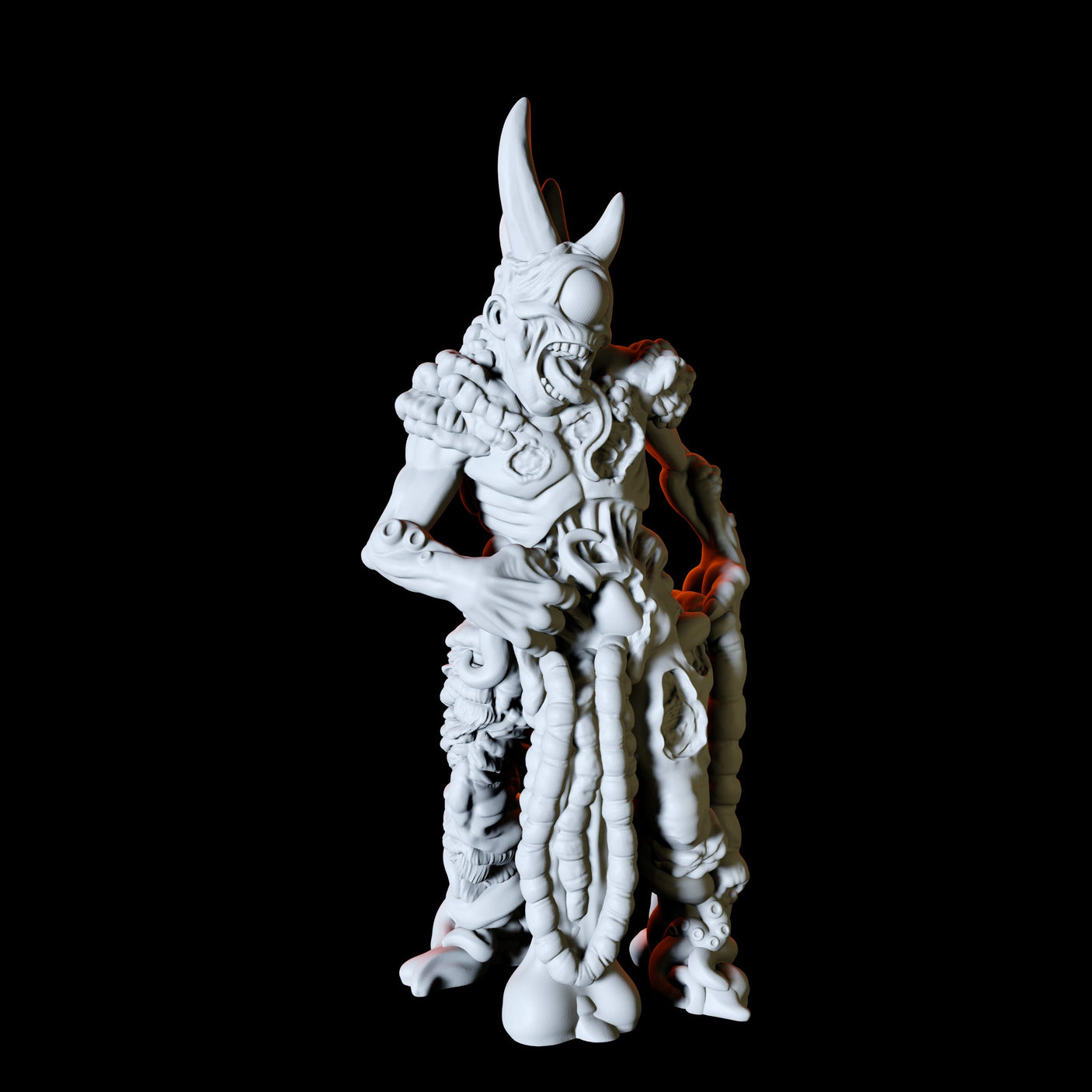 Plague Demon Soliders Miniature for Dungeons and Dragons, Pathfinder or other TTRPGs