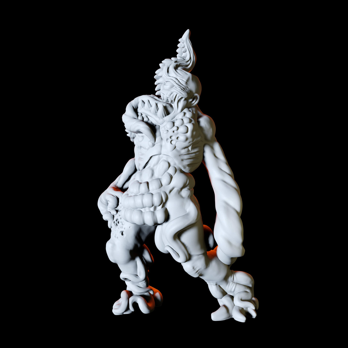 Plague Demon Soliders Miniature for Dungeons and Dragons, Pathfinder or other TTRPGs