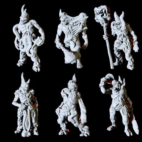 Plague Demon Soliders Miniature for Dungeons and Dragons, Pathfinder or other TTRPGs