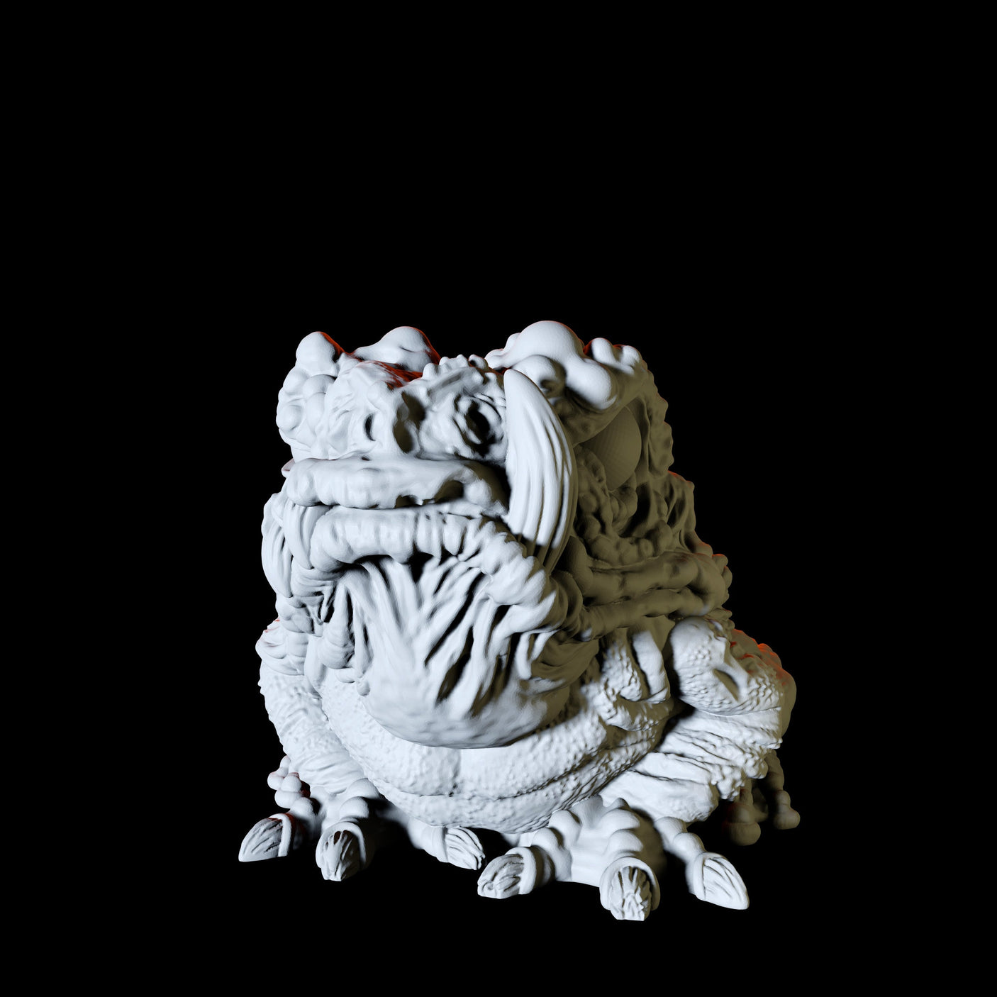 Plague Hezrou Miniature for Dungeons and Dragons, Pathfinder or other TTRPGs