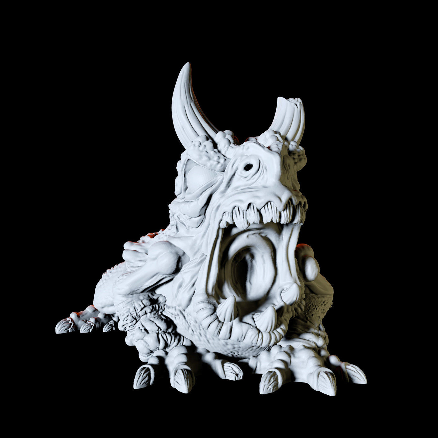 Plague Hezrou Miniature for Dungeons and Dragons, Pathfinder or other TTRPGs