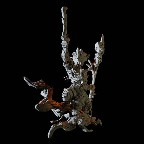Plant Knight Miniature for Dungeons and Dragons, Pathfinder or other TTRPGs