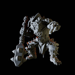 Pointing Bugbear Miniature for Dungeons and Dragons, Pathfinder or other TTRPGs