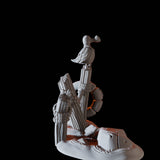 Post and Seagull Miniature for Dungeons and Dragons, Pathfinder or other TTRPGs