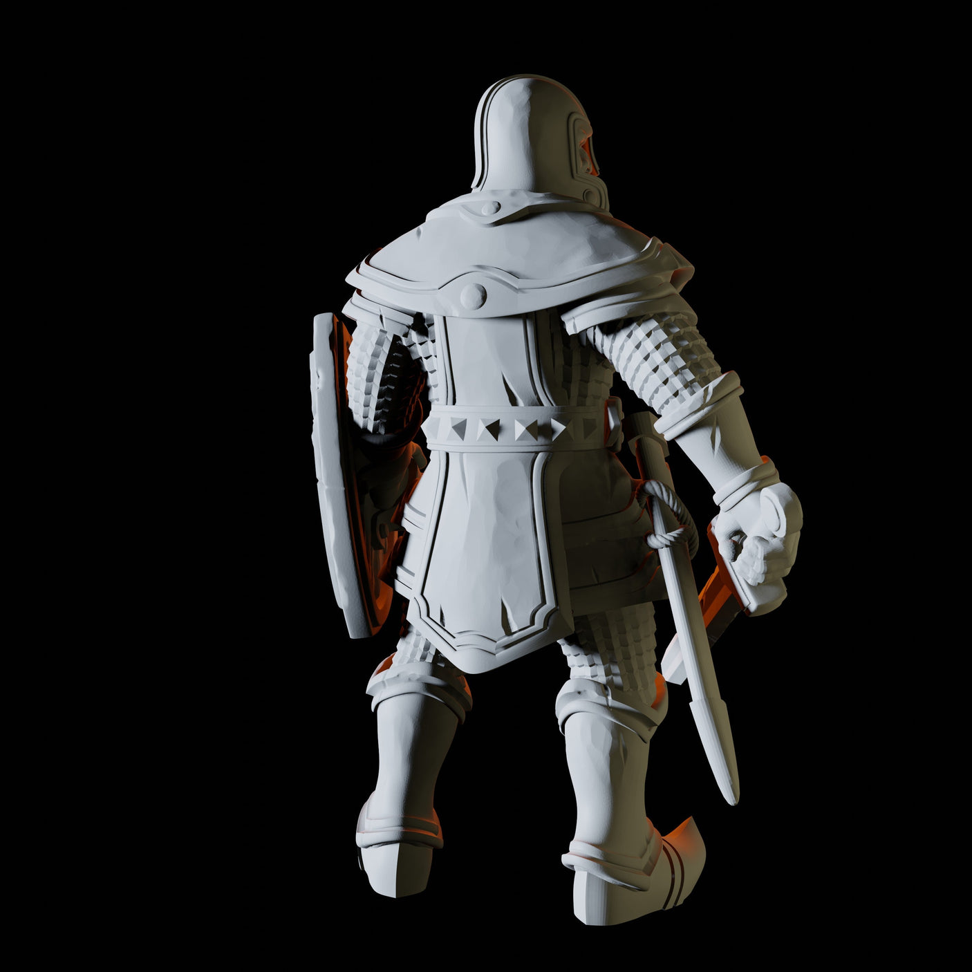Proud Knight Miniature for Dungeons and Dragons, Pathfinder or other TTRPGs