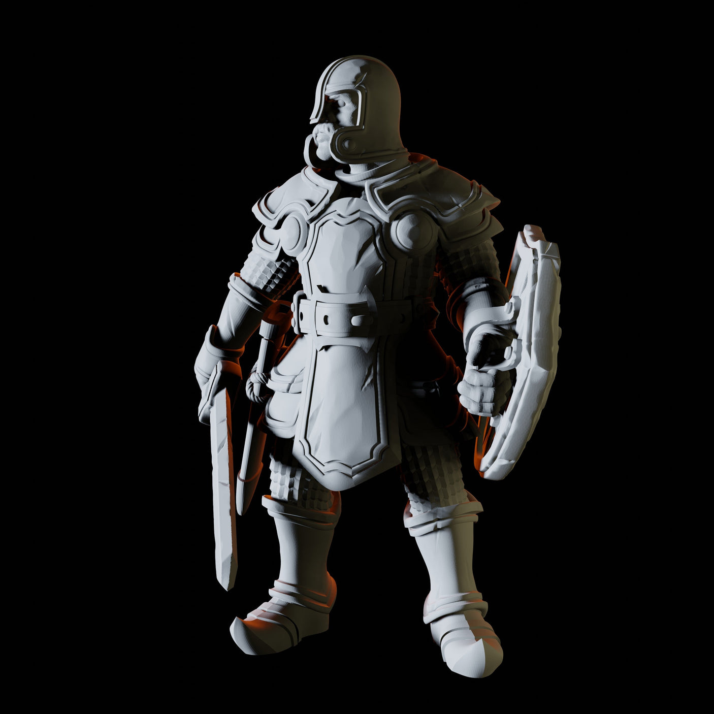 Proud Knight Miniature for Dungeons and Dragons, Pathfinder or other TTRPGs