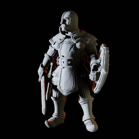 Proud Knight Miniature for Dungeons and Dragons, Pathfinder or other TTRPGs