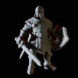 Proud Knight Miniature for Dungeons and Dragons, Pathfinder or other TTRPGs