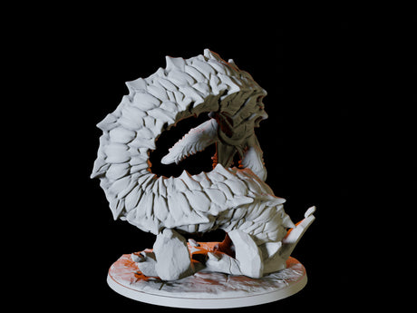 Purple Worm Miniature for Dungeons and Dragons, Pathfinder or other TTRPGs