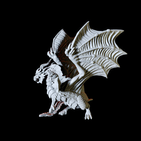 Rearing Golden Dragon Miniature for Dungeons and Dragons, Pathfinder or other TTRPGs