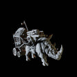 Rhino Caravan Miniature for Dungeons and Dragons, Pathfinder or other TTRPGs