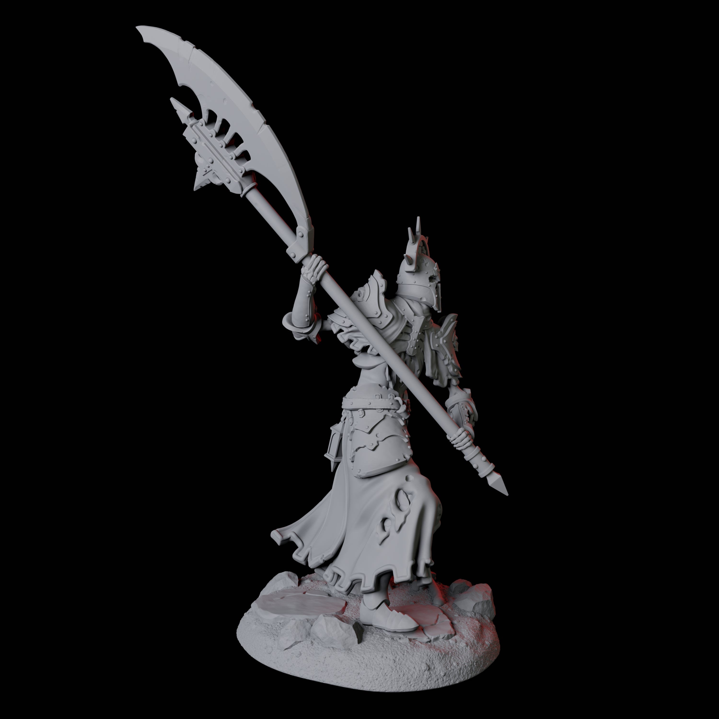 Roaming Undead Warrior A Miniature for Dungeons and Dragons, Pathfinder or other TTRPGs