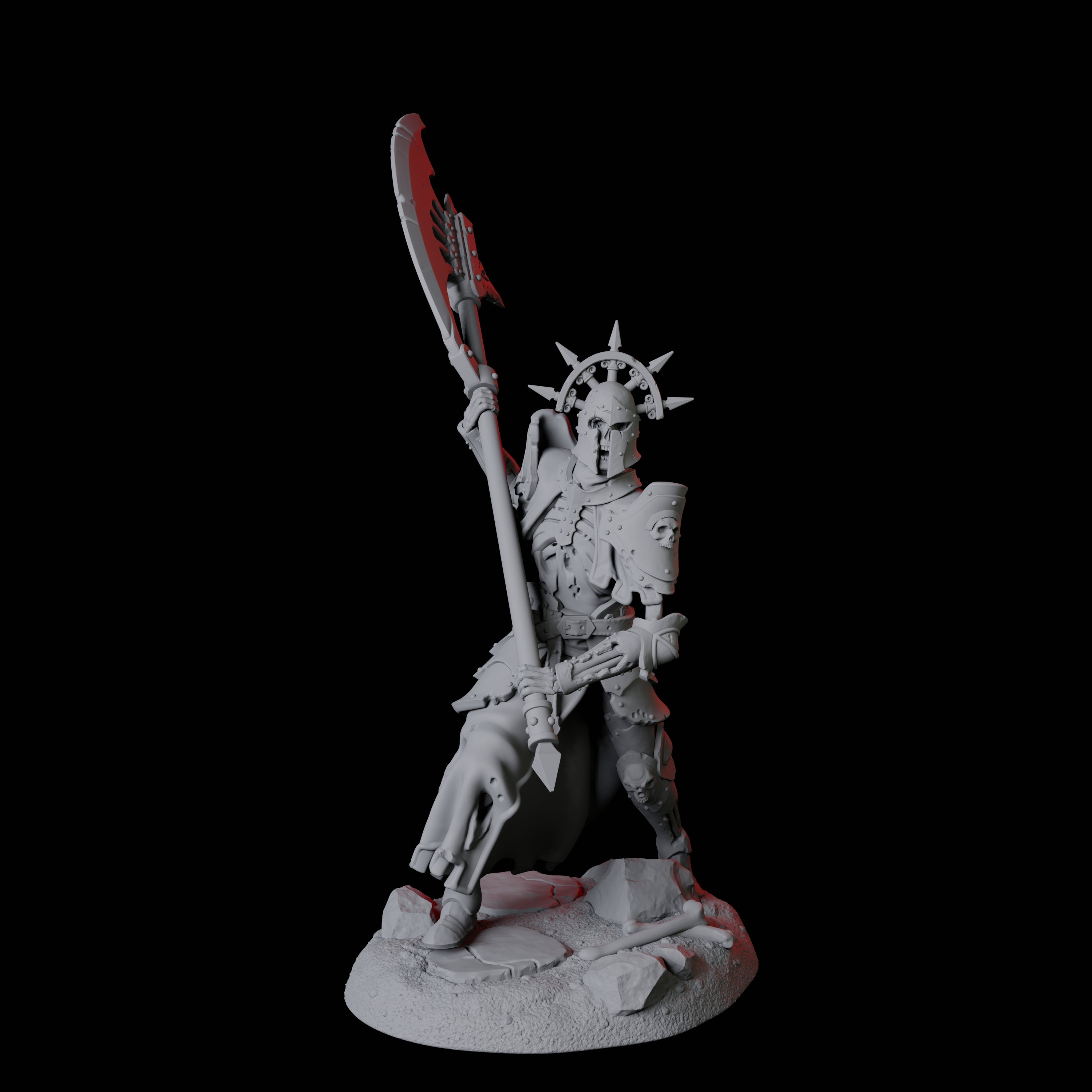 Roaming Undead Warrior A Miniature for Dungeons and Dragons, Pathfinder or other TTRPGs