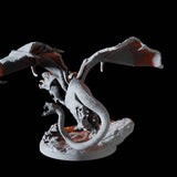 Roaring Chimera Miniature for Dungeons and Dragons, Pathfinder or other TTRPGs