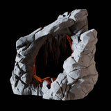 Rock Archway Miniature for Dungeons and Dragons, Pathfinder or other TTRPGs