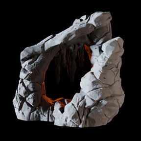Rock Archway Miniature for Dungeons and Dragons, Pathfinder or other TTRPGs