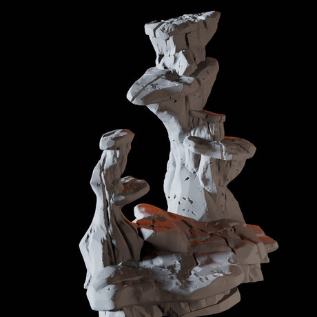 Rock Column Miniature for Dungeons and Dragons, Pathfinder or other TTRPGs