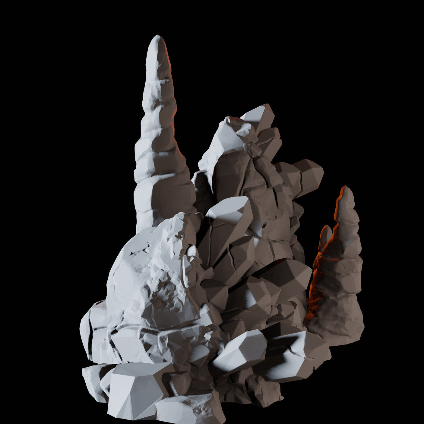 Rock Crystals Miniature for Dungeons and Dragons, Pathfinder or other TTRPGs