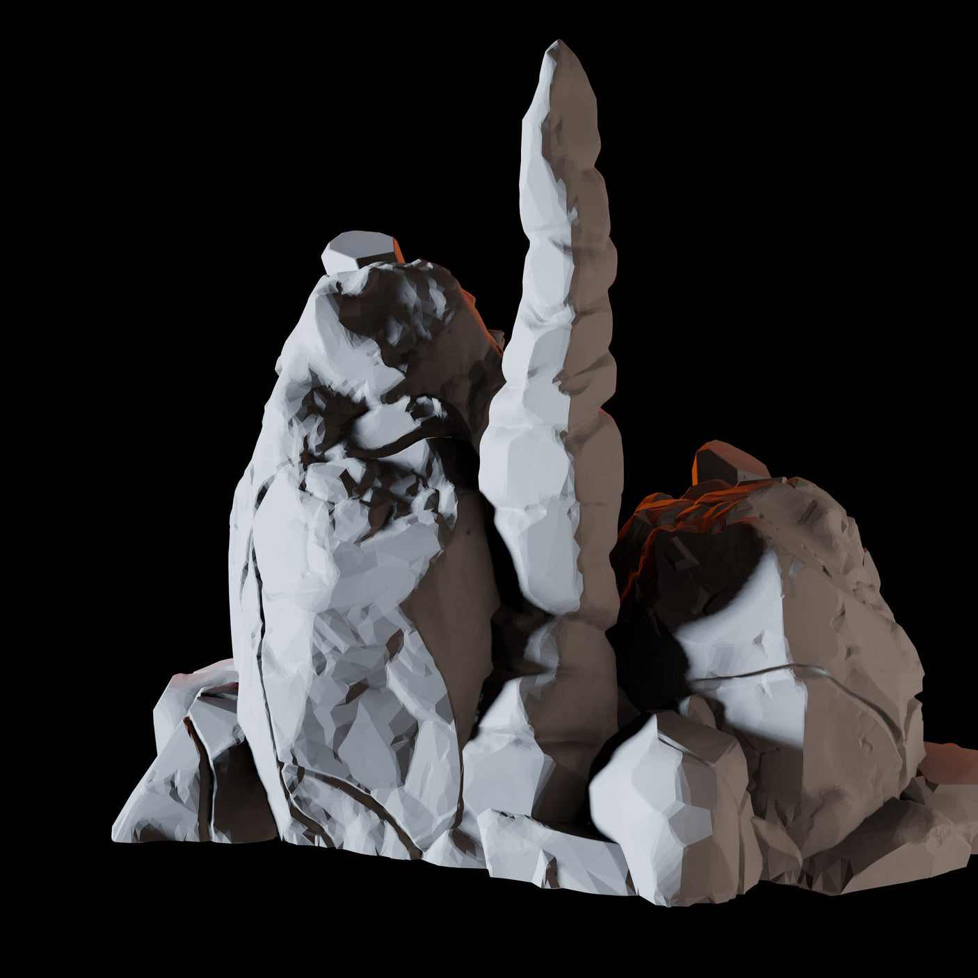Rock Crystals Miniature for Dungeons and Dragons, Pathfinder or other TTRPGs