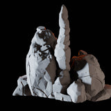 Rock Crystals Miniature for Dungeons and Dragons, Pathfinder or other TTRPGs