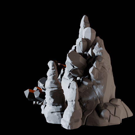 Rock Crystals Miniature for Dungeons and Dragons, Pathfinder or other TTRPGs