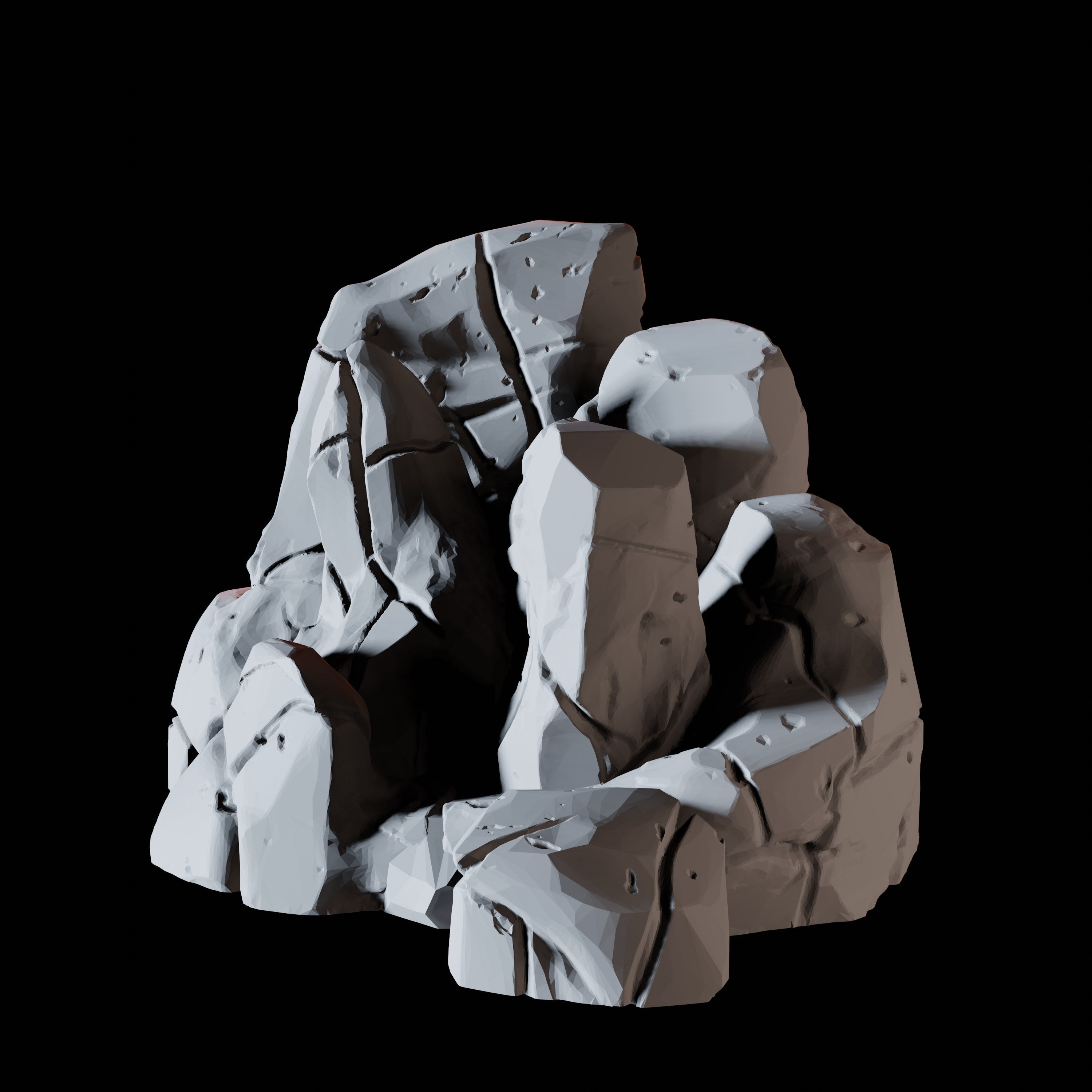 Rock Formation A - Cave Scatter Terrain Miniature for Dungeons and Dragons - Myth Forged