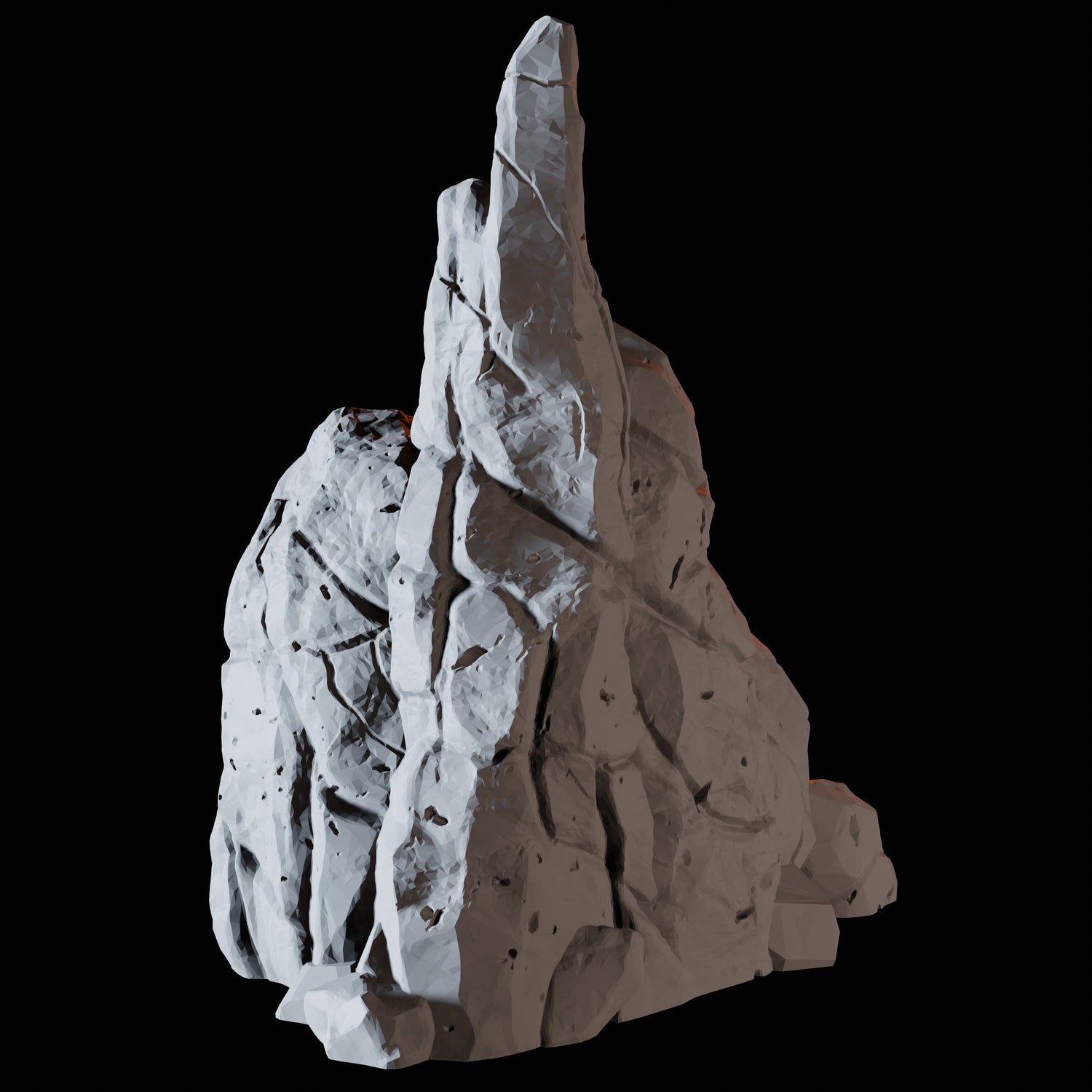 Rock Formation B Miniature for Dungeons and Dragons, Pathfinder or other TTRPGs