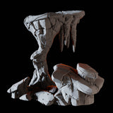 Rock Platform A Miniature for Dungeons and Dragons, Pathfinder or other TTRPGs