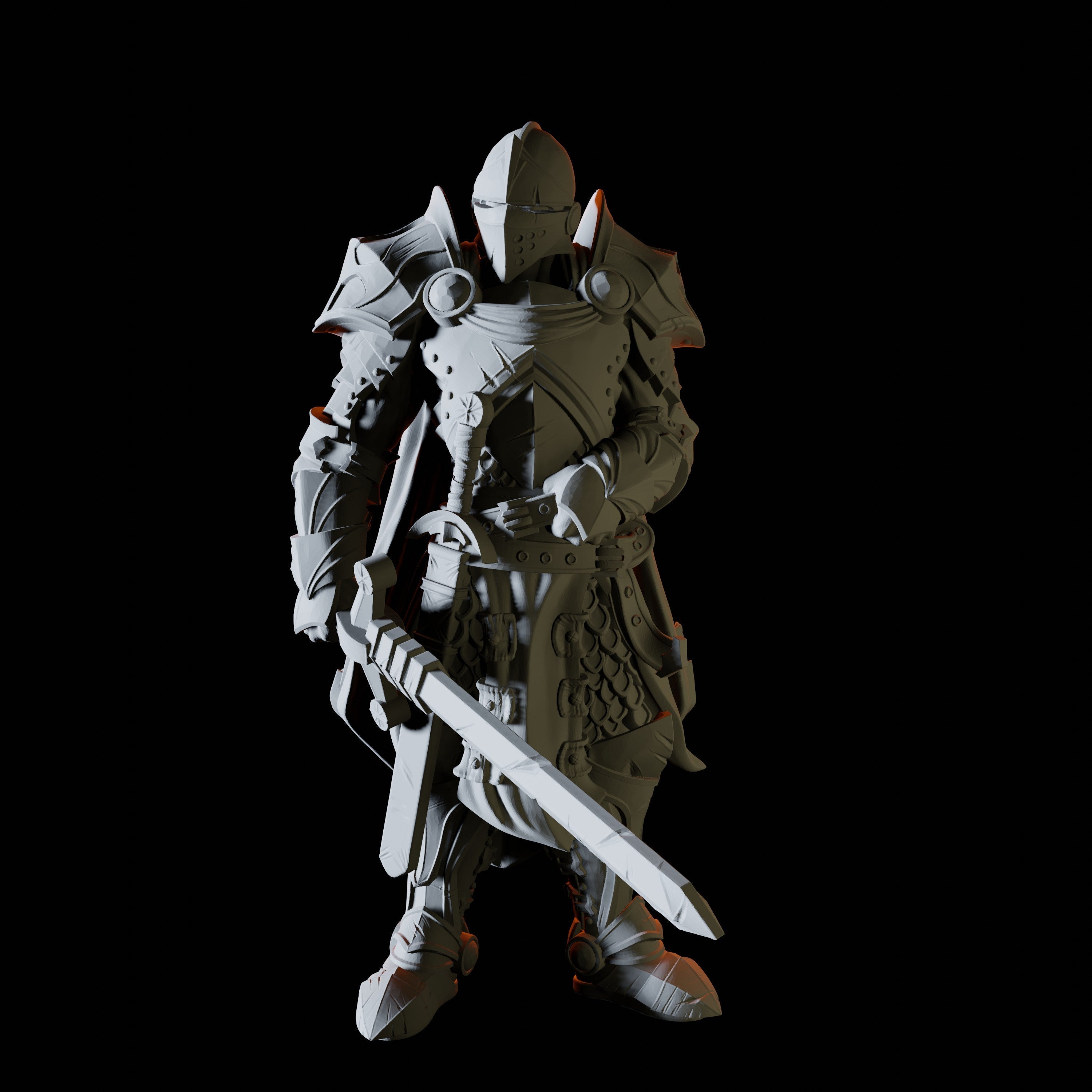 Royal Knight Miniature for Dungeons and Dragons - Myth Forged