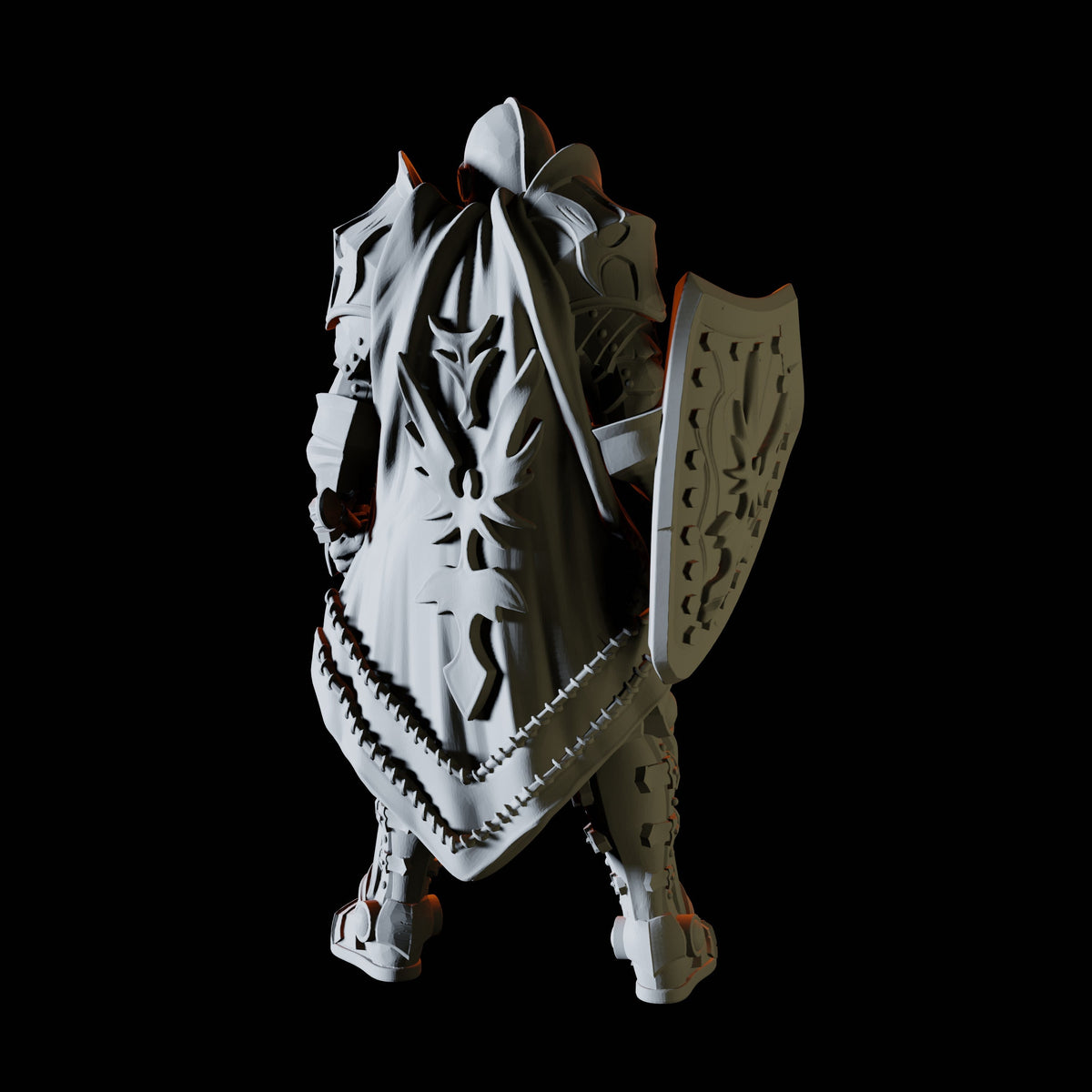 Royal Knight B Miniature for Dungeons and Dragons, Pathfinder or other TTRPGs