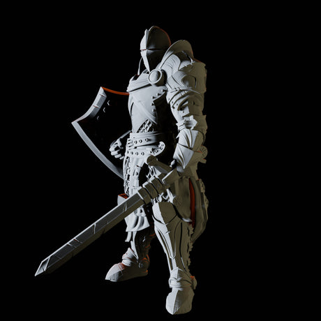 Royal Knight B Miniature for Dungeons and Dragons, Pathfinder or other TTRPGs
