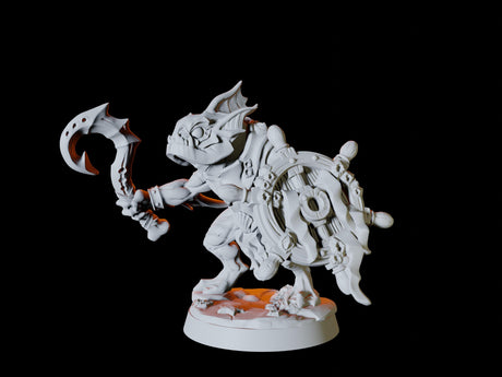 Sahuagin Army - Six Soldiers Miniature for Dungeons and Dragons, Pathfinder or other TTRPGs