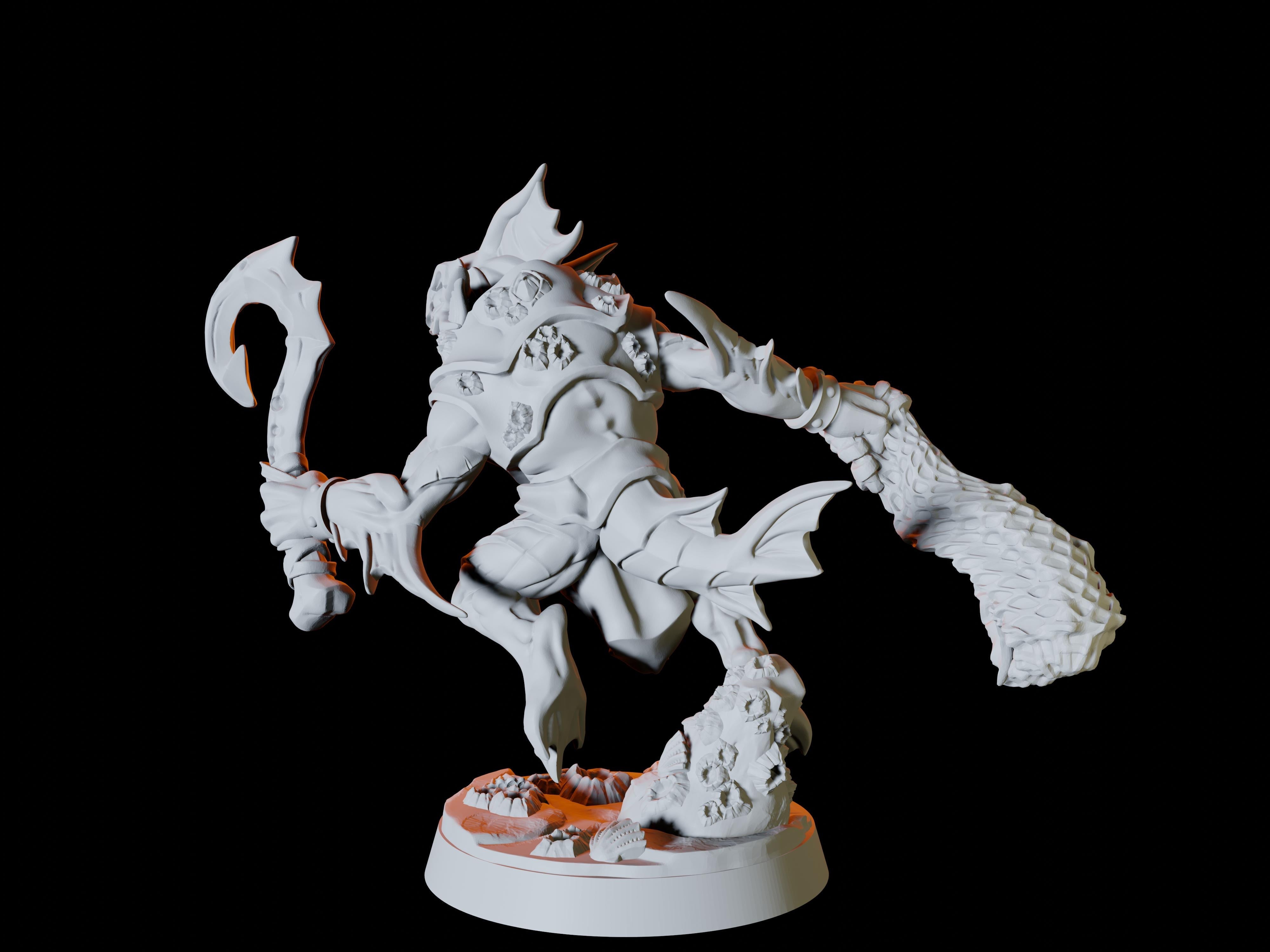 Six Sahuagin or Merrow Miniatures for Dungeons and Dragons - Myth Forged