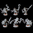 Sahuagin Army - Six Soldiers Miniature for Dungeons and Dragons, Pathfinder or other TTRPGs
