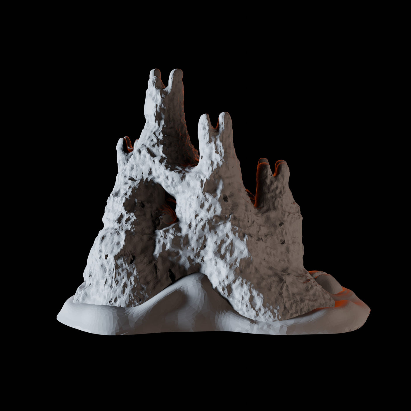 Sandcastle Miniature for Dungeons and Dragons, Pathfinder or other TTRPGs