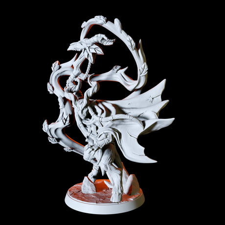 Satyr Druid Miniature for Dungeons and Dragons, Pathfinder or other TTRPGs