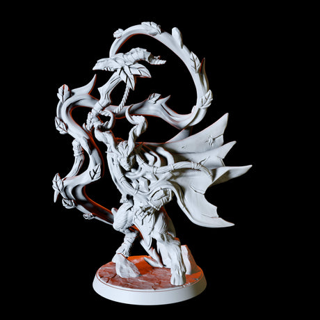 Satyr Druid Miniature for Dungeons and Dragons, Pathfinder or other TTRPGs